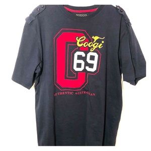Coogi Australia 69 Navy Blue T-shirt Size XL